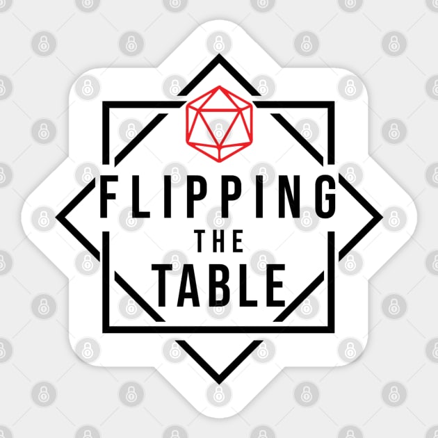 FLIPPING THE TABLE Sticker by monediasau